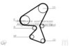 ASHUKI K037-11 Timing Belt